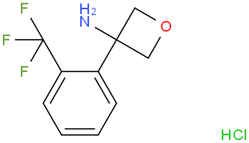 3-[2-(Trifluoromethyl)phenyl]oxetan-3-amine hydrochloride