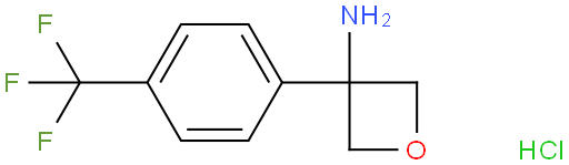 3-[4-(三氟甲基)苯基]氧杂环丁烷-3-胺盐酸盐